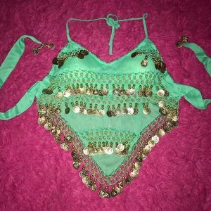 Chiffon belly dancing top